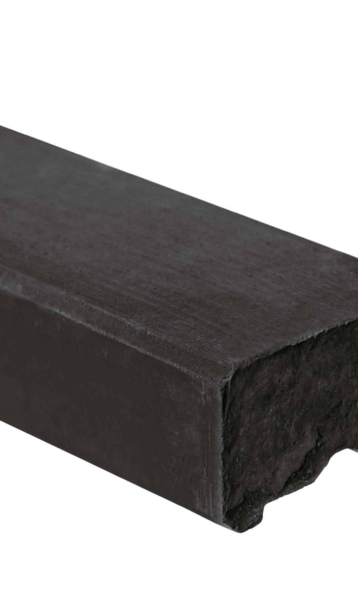 Berton© afdekkap antraciet gecoat, vlakke kop 180 cm
