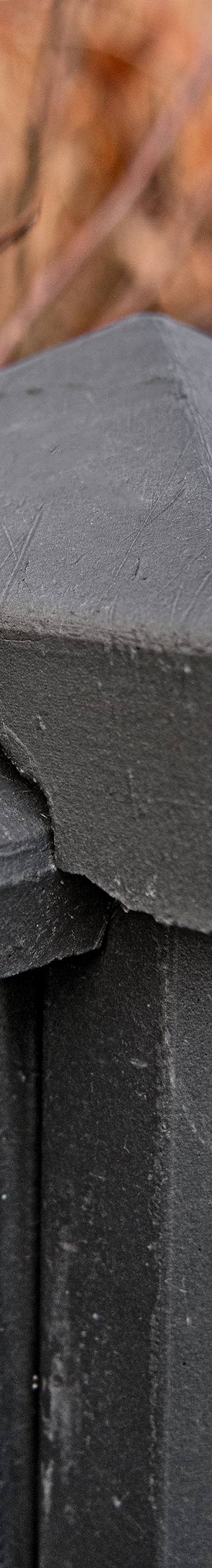 Berton© afdekpet antraciet gecoat, diamantkop 14 x 14 x 5 cm tussenmodel — afbeelding 3