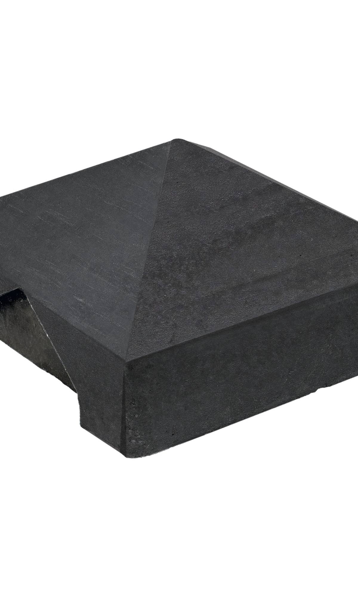 Berton© afdekpet antraciet gecoat, diamantkop 14 x 14 x 5 cm tussenmodel