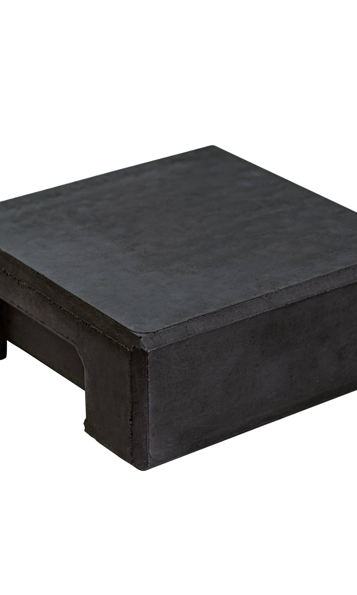 Berton© afdekpet antraciet gecoat, vlakke kop 14 x 14 x 5 cm tussenmodel