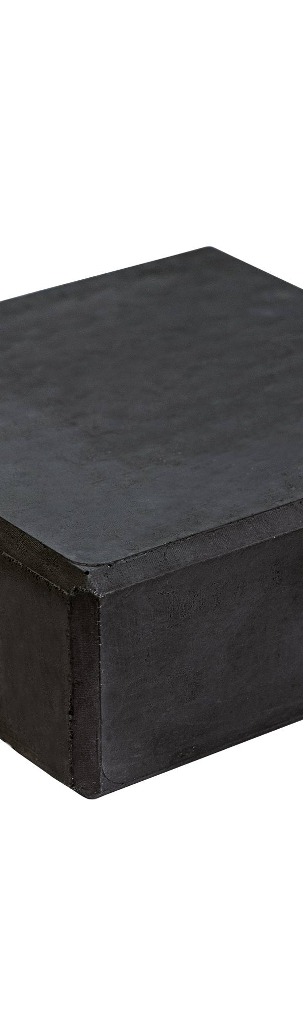 Berton© afdekpet antraciet gecoat, vlakke kop 14 x 14 x 5 cm tussenmodel