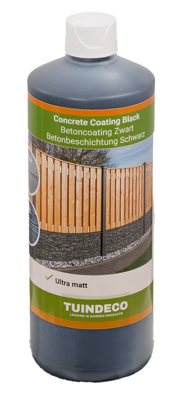 Berton© Betoncoating zwart-mat 1 ltr