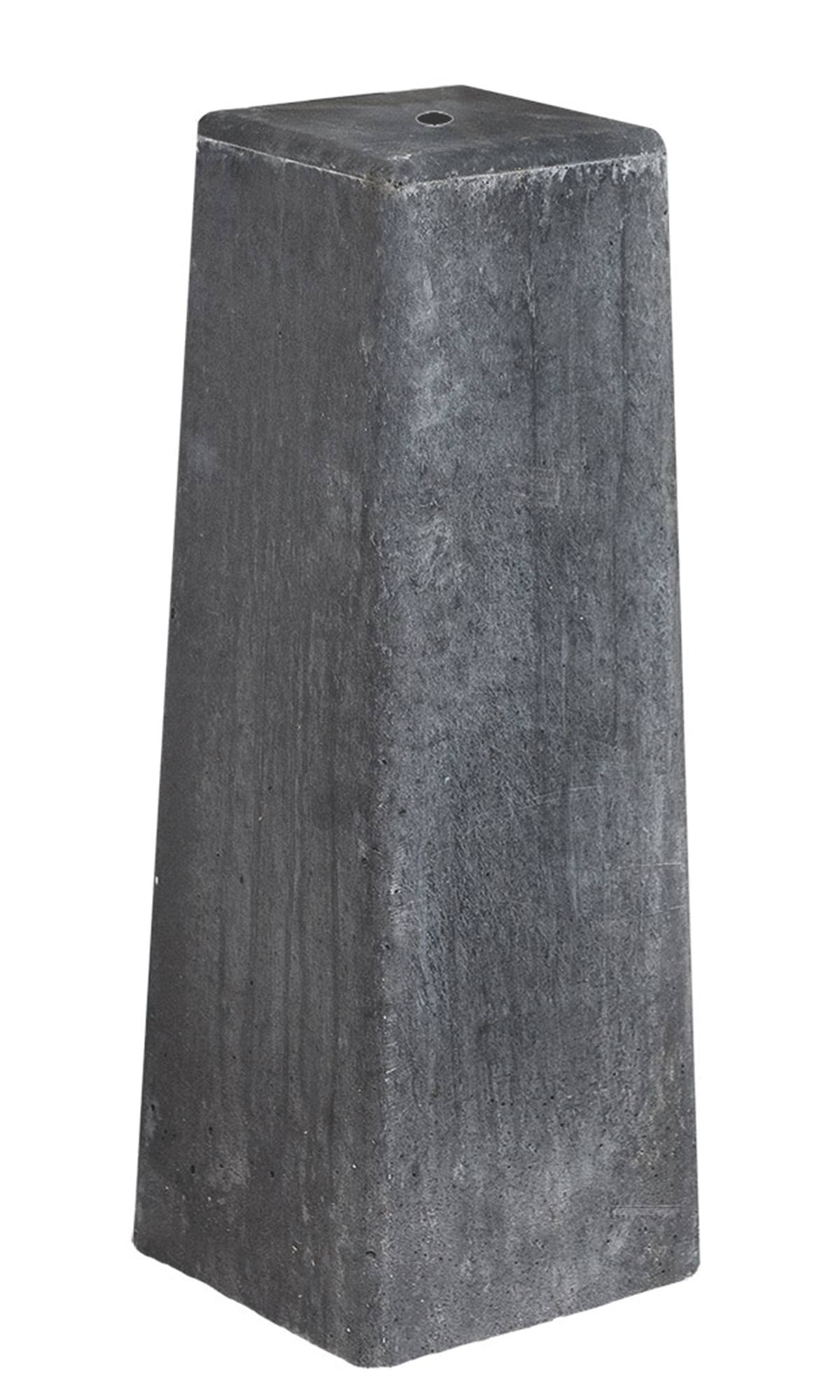 Berton© betonpoer (18,0 x 18,0) > (15,0 x 15,0) x 50,0 cm, antraciet, M16-bus, Eco