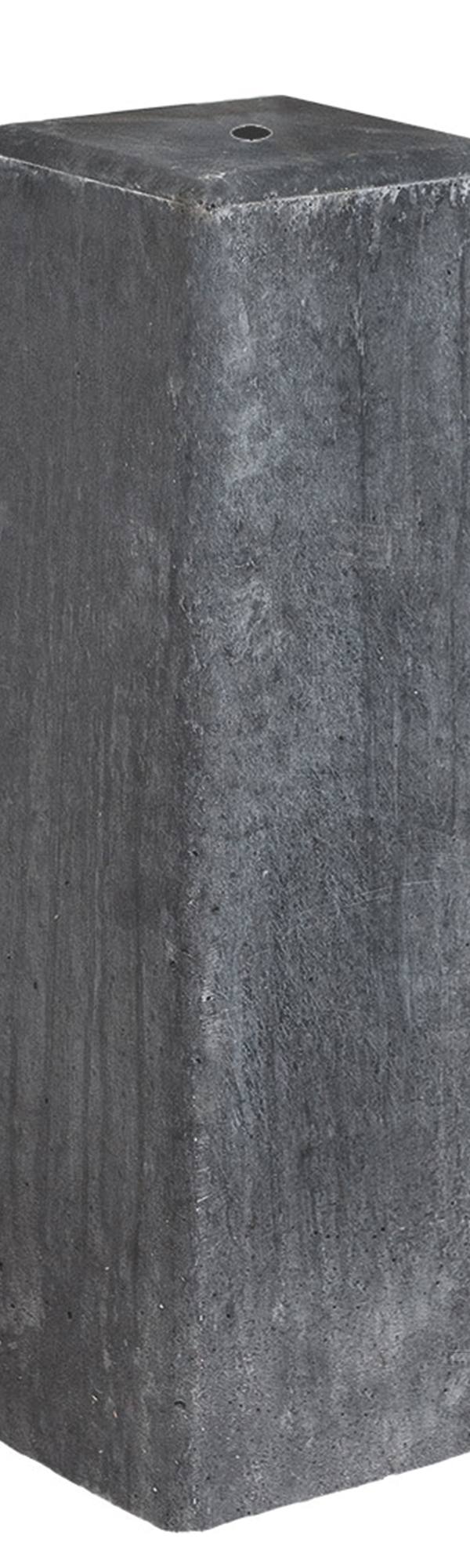 Berton© betonpoer (18,0 x 18,0) > (15,0 x 15,0) x 50,0 cm, antraciet, M16-bus, Eco