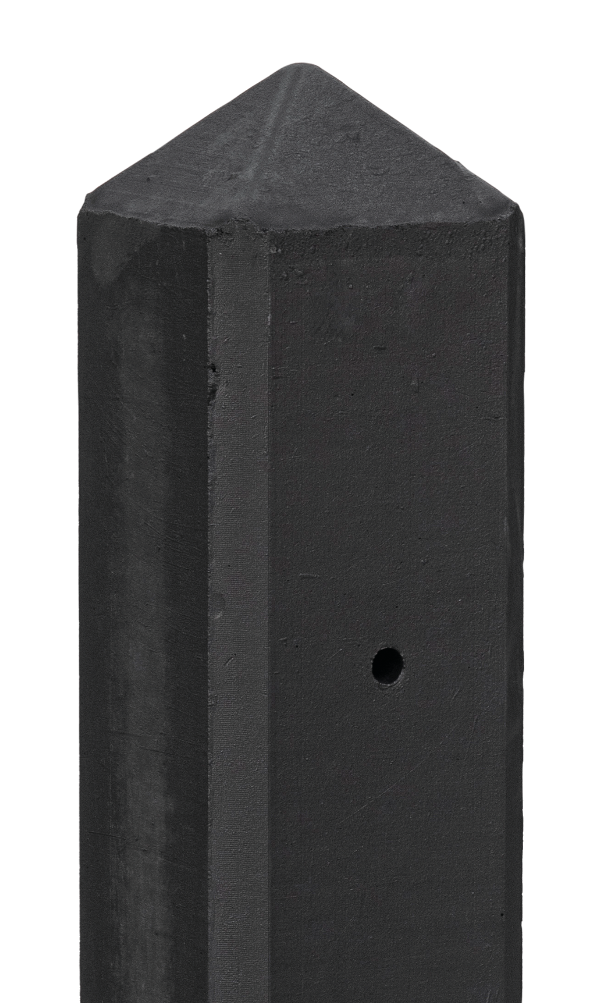 Berton©-motiefpaal Schie antraciet gecoat diamantkop 10 x 10 x 280 cm tussenmodel