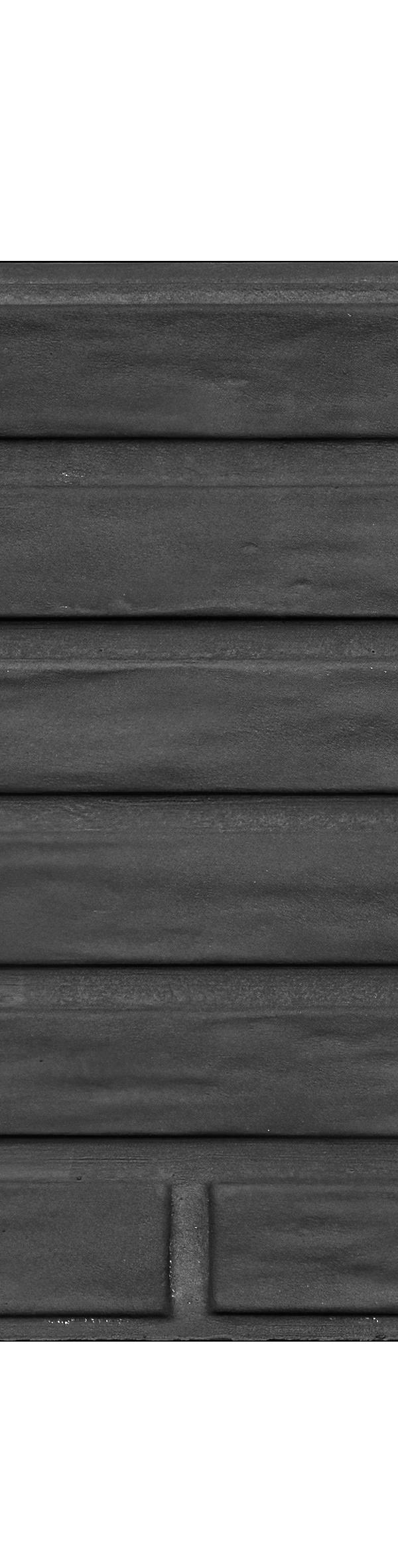 Berton©-motiefplaat smal antraciet gecoat H26 x D3,5 x L184 cm Lungo