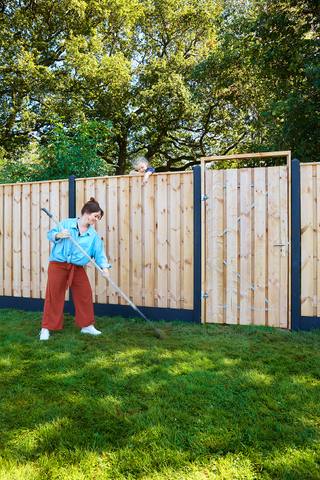 Berton©-paal IJssel antraciet diamantkop 10 x 10 x 190 cm tussenmodel — 2