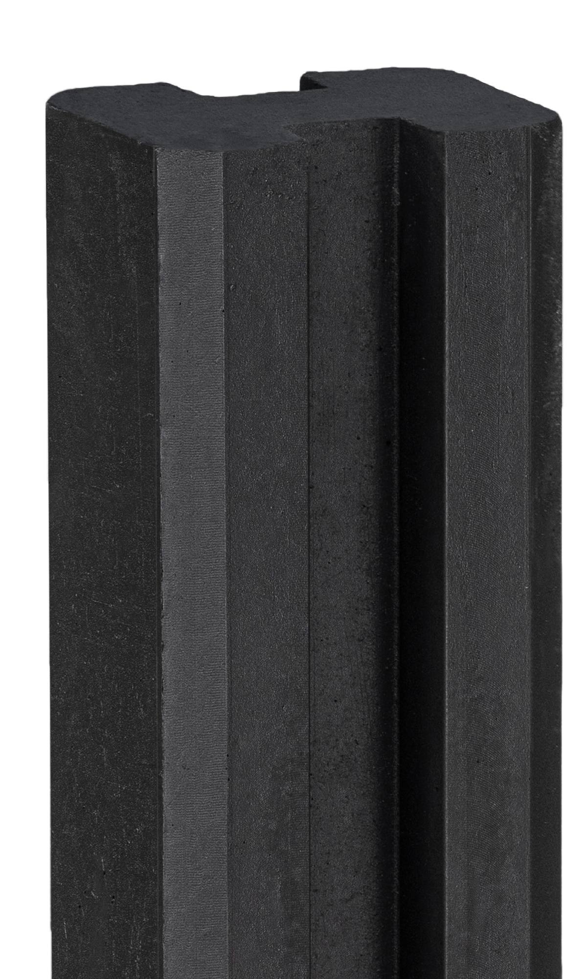 Berton©-sleufpaal Dinkel antraciet gecoat 115 x 115 x 277 cm tussenmodel