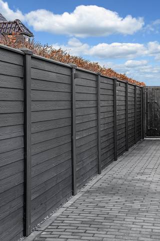 Berton©-sleufpaal Reest antraciet gecoat 115 x 115 x 272 cm tussenmodel — 4