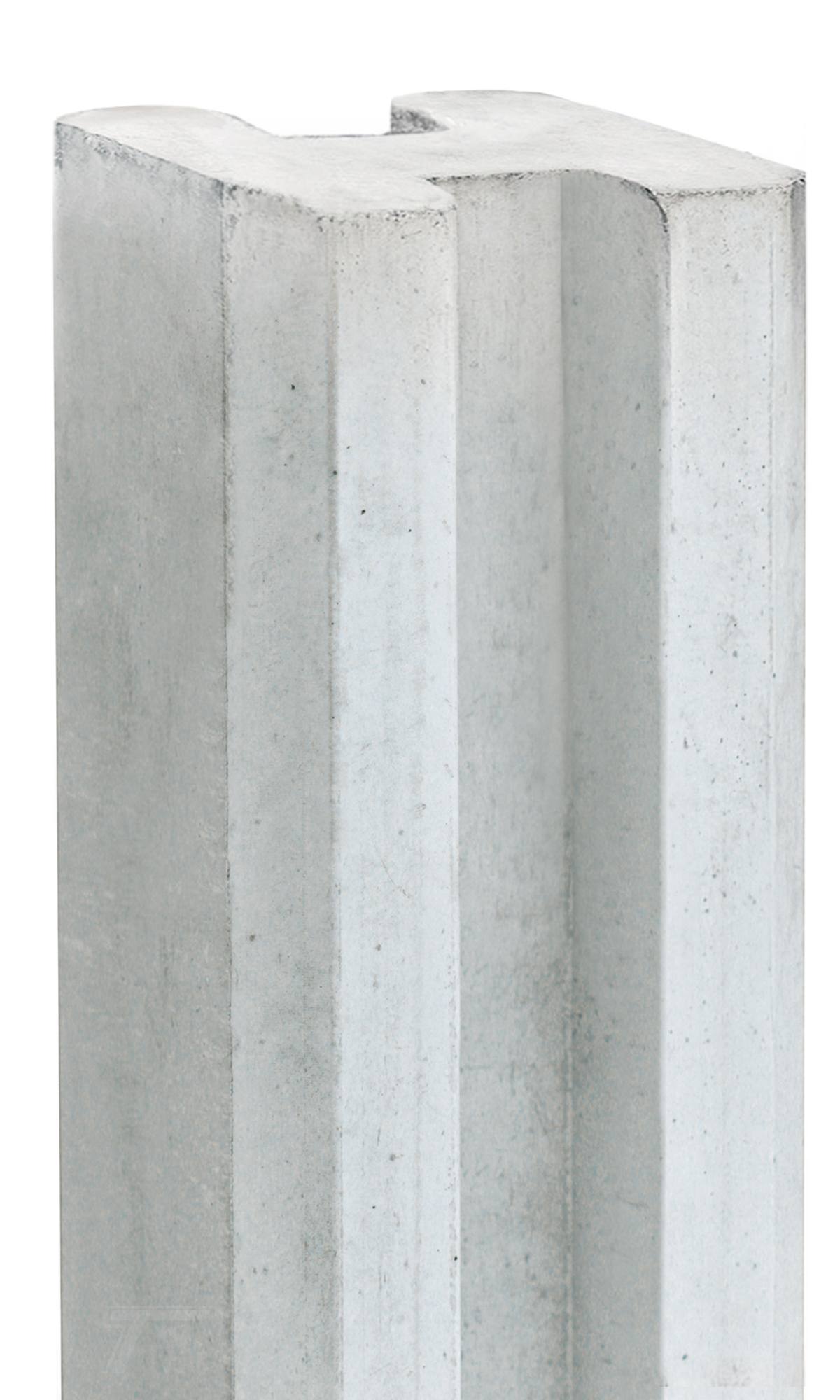 Berton©-sleufpaal Reest wit/grijs 115 x 115 x 244 cm tussenmodel