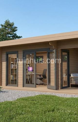 Blokhut Bergen 8x4,2m 44mm — 1