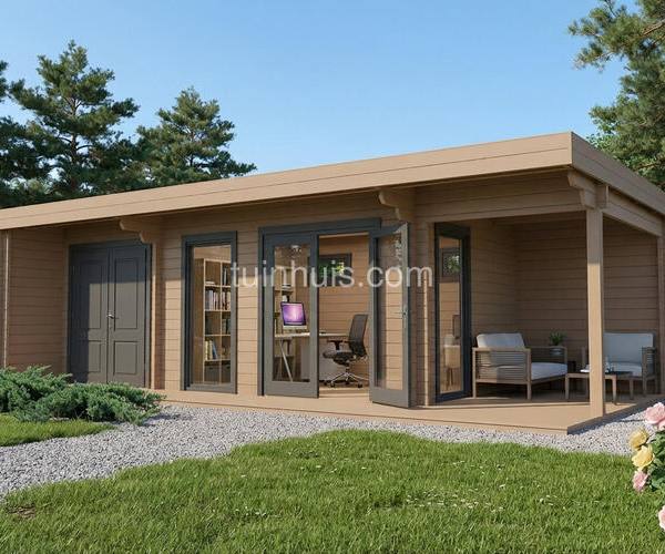 Blokhut Bergen 8x4,2m 44mm