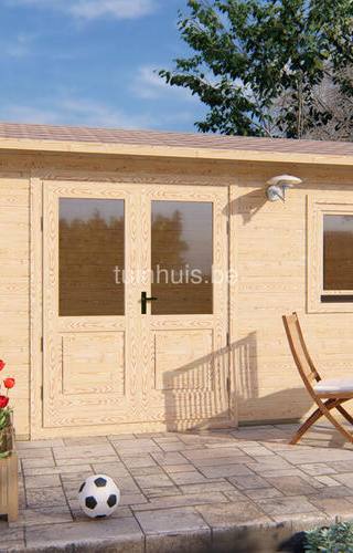 Blokhut Ginneken 4,5x2,5m 44mm — afbeelding 2
