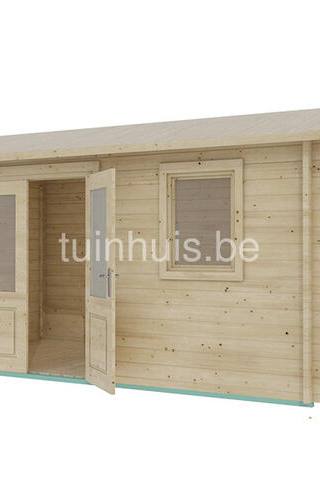 Blokhut Ginneken 4,5x2,5m 44mm — afbeelding 4