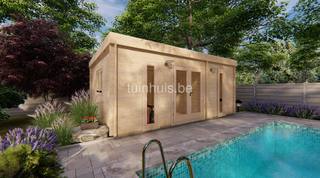 Tuinkantoor 6x4,5m | helemaal compleet | pakket korting — 2