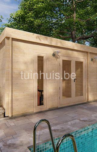 Tuinkantoor 6x4,5m | helemaal compleet | pakket korting — 2