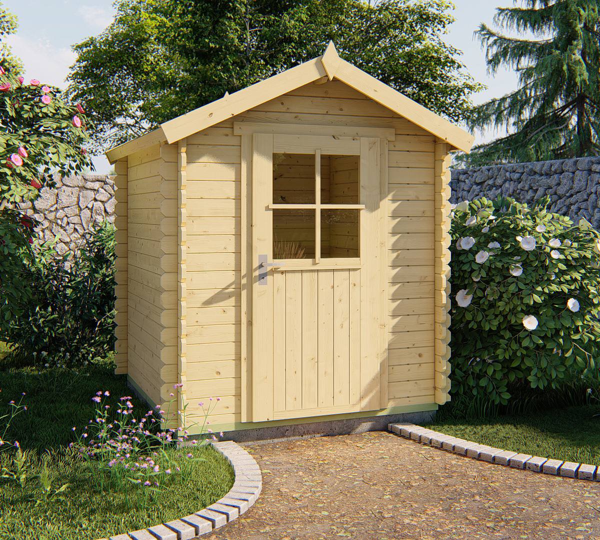 Blokhut - Tuinhuis Richard | 28 mm | vuren onbehandeld