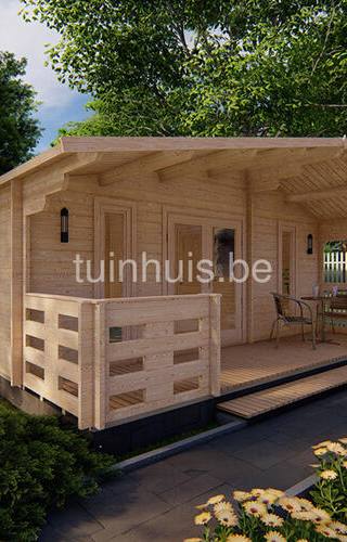 Blokhut Vinkeveen 6x4,5m 44mm — afbeelding 2