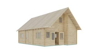 Chalet Alegranza 6x10m 68mm — 3
