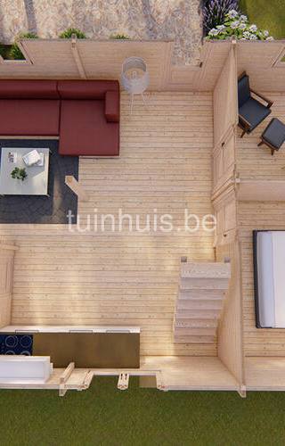 Chalet Alegranza 6x10m 68mm — 4