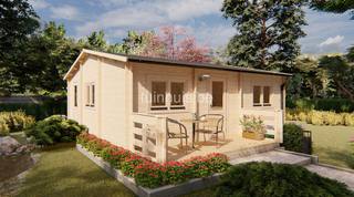 Chalet Audra 6x5,2m 44mm — 2