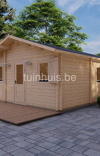 Chalet Den Haag 6,5x7,7m 42m2 68mm — afbeelding 5