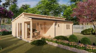 Chalet Den Helder 6,36x8,86m 68mm — 2