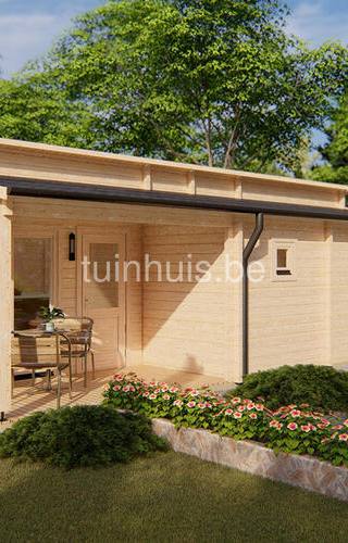 Chalet Den Helder 6,36x8,86m 68mm — 2