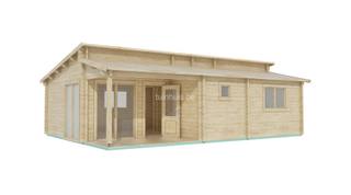 Chalet Den Helder 6,36x8,86m 68mm — 3
