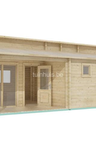Chalet Den Helder 6,36x8,86m 68mm — 3