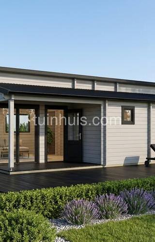Chalet Den Helder 6,36x8,86m 68mm — 1