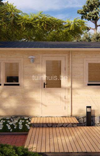 Chalet Hellevoetsluis 6x4m 44mm — 2