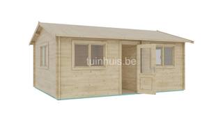 Chalet Hellevoetsluis 6x4m 44mm — 3