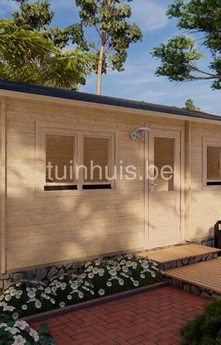 Chalet Hellevoetsluis 6x4m 44mm — afbeelding 5