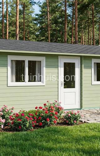 Chalet Hellevoetsluis 6x4m 44mm — 1