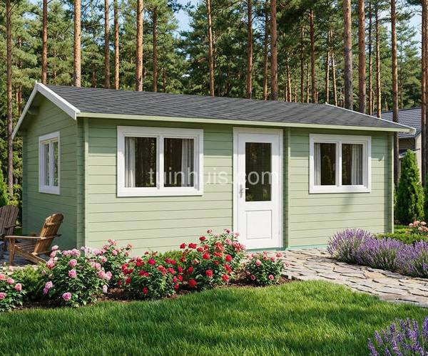 Chalet Hellevoetsluis 6x4m 44mm