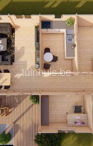 Chalet Roosendaal 7,92x11,84 68mm — afbeelding 5