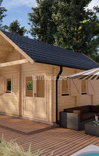 Chalet Stadskanaal 4,5x6m 44mm — 2