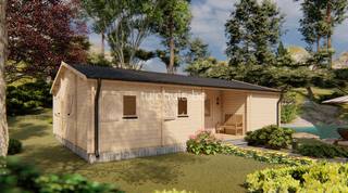Chalet Wassenaar 70m2 7x10m 68mm — 2