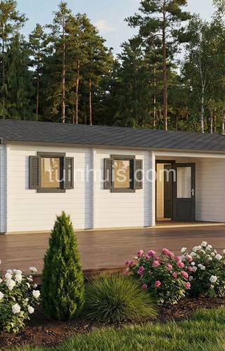 Chalet Wassenaar 70m2 7x10m 68mm — 1