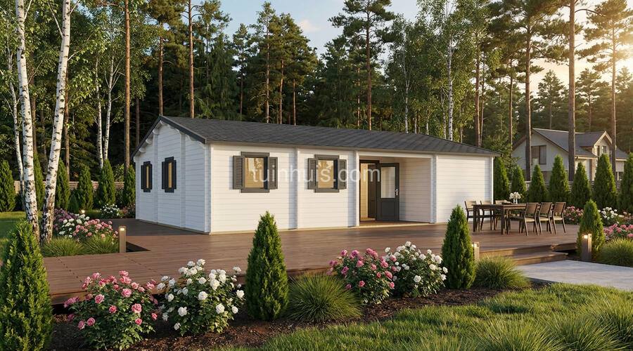 Chalet Wassenaar 70m2 7x10m 68mm