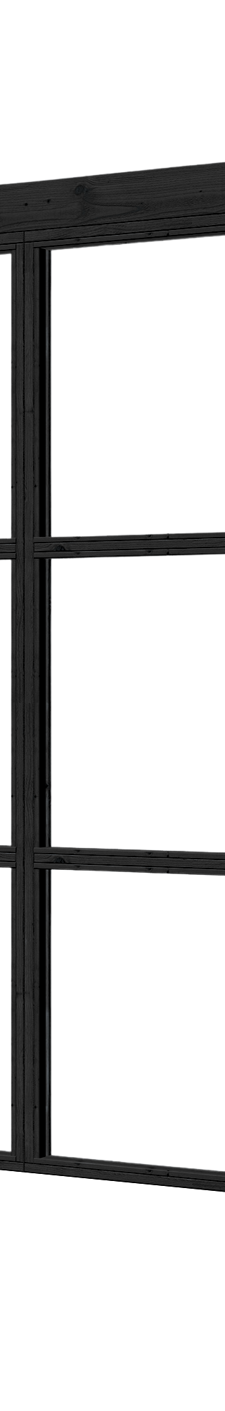 Complete set steellook glaswand zwart 330,4 x 224 cm — 1