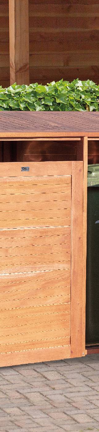 Containerberging hardhout Dubbel — 2