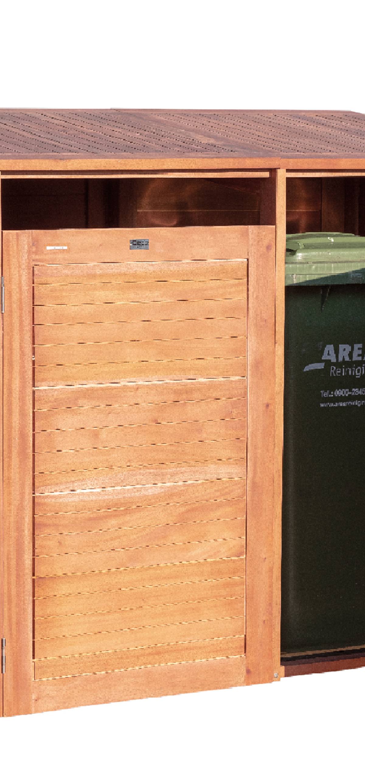Containerberging hardhout Dubbel