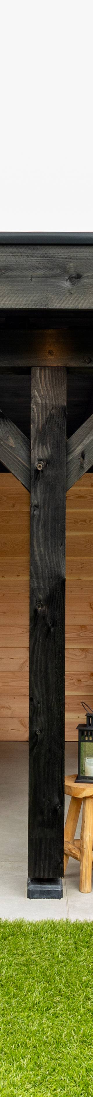 DHZ Rijssen Douglas 400 x 400 cm zwart geïmpregneerd — afbeelding 5