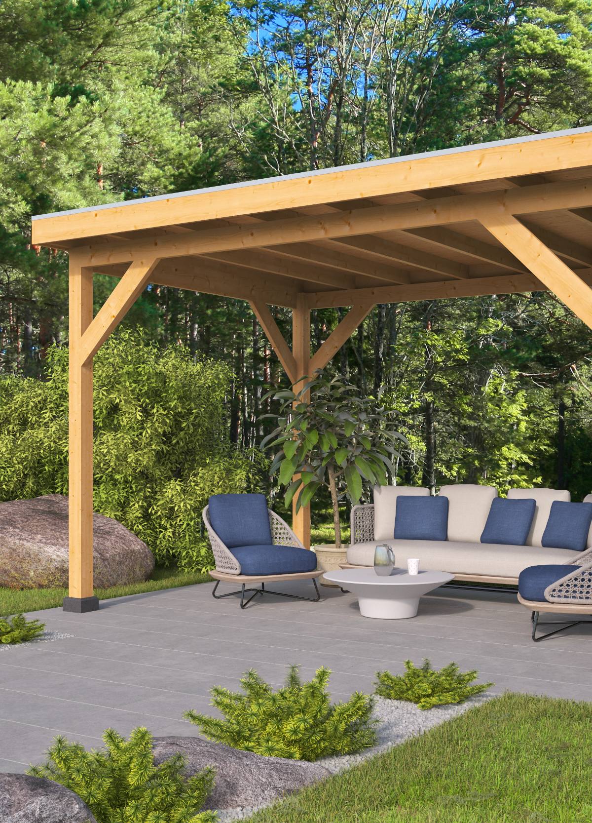 DHZ Zoutelande Red Class Wood 400 x 330 cm