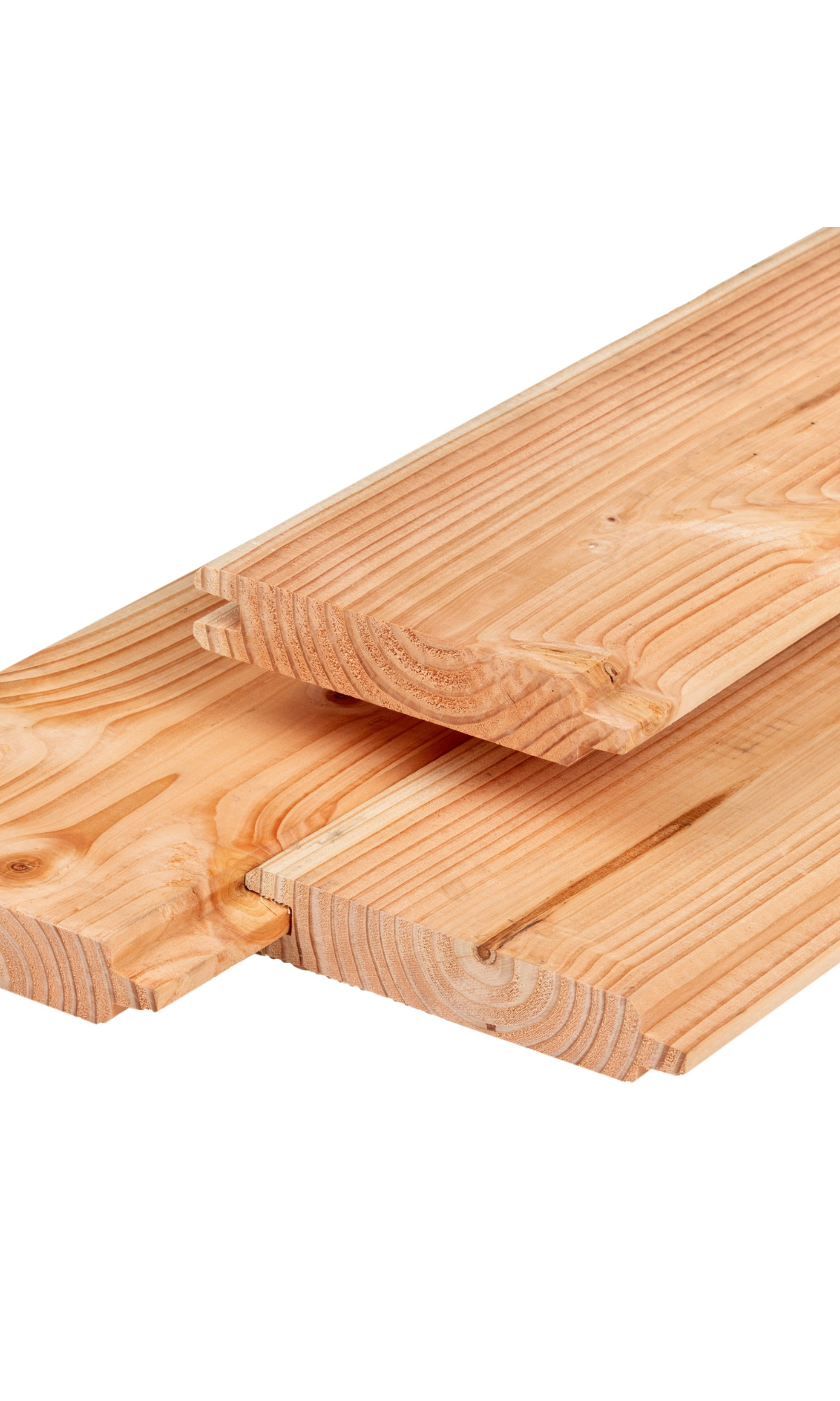 Douglas blokhutprofiel 2,8 x 19,5 x 300 cm, gedroogd, geschaafd