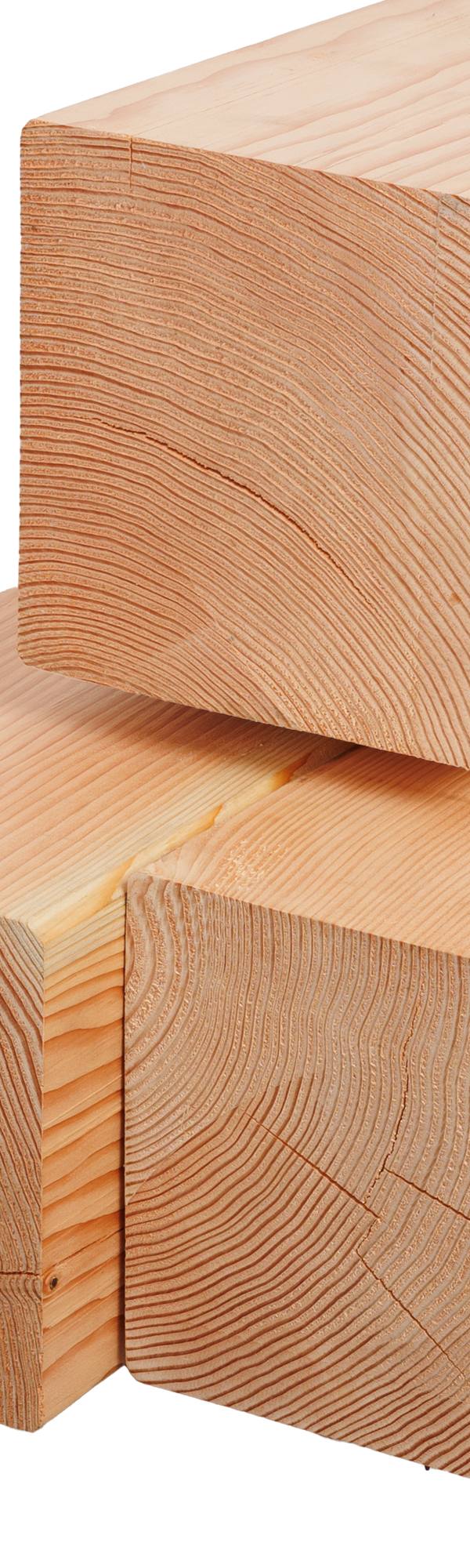 Douglas paal 19,0 x 19,0 x 400 cm, vers, geschaafd, vellingkant