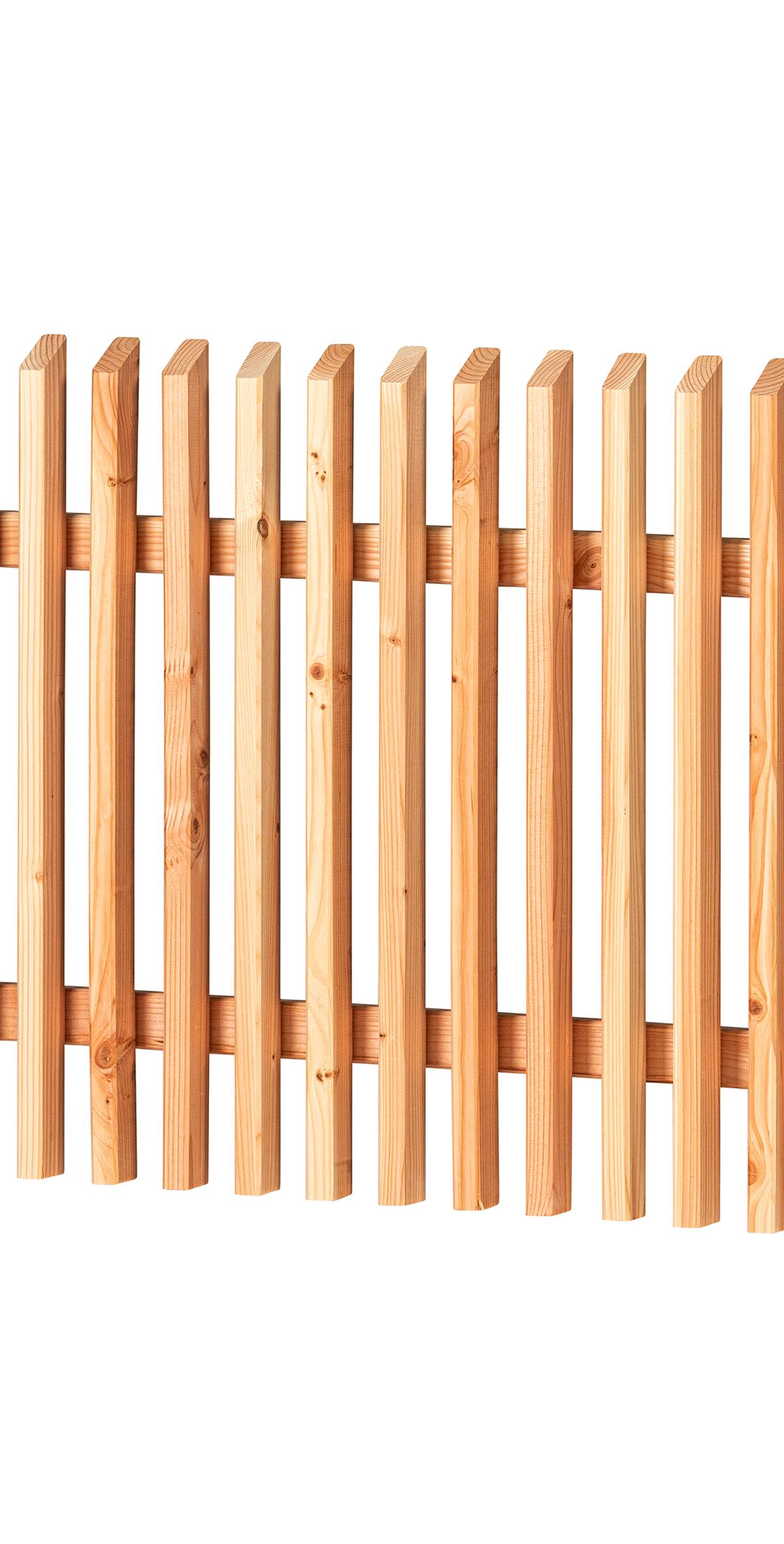Douglas palissadehek, geschaafd (modern) 200 x 80 cm