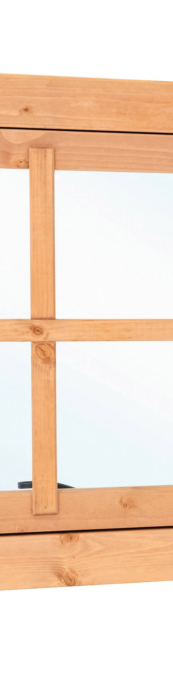 Douglas uitzetraam 6-ruits B900xH700mm buitenmaat (rvs beslagset)